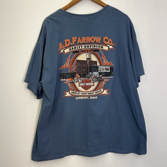 Harley Davidson - 2020 Americas Oldest Harley Dealer Sunbury Ohio T Shirt XXL - Picture 8 of 9